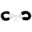 Наручники Fetish Fantasy Series Beginner's Furry Cuffs, черные - Фото №2