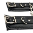 Фіксатори для рук DS Fetish Soft Hand Restraints With Chain, чорні - Фото №5