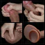 Фаллоимитатор Dual-Layered Silicone Nature Cock LV411051, коричневый - Фото №5