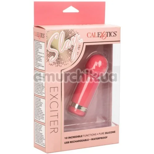 Клиторальный вибратор Slay Exciter, розовый