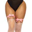 Подвязки для чулок Leg Avenue Street Chic Thigh High Bow Garter, розовые - Фото №3