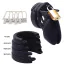 Пояс вірності Fantasy Fetish Silicone Cock Cage, чорний - Фото №10