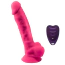 Вібратор Silexd Premium Silicone Dildo Model 1 Size 8 LRS, рожевий - Фото №1
