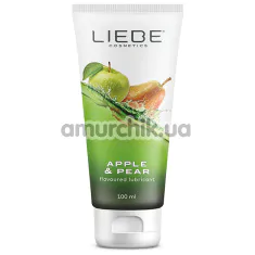 Оральный лубрикант Liebe Cosmetics Apple & Pear - яблочно-грушевый, 100 мл - Фото №1