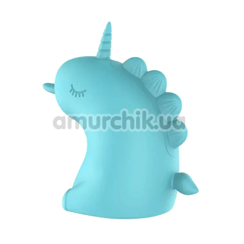 Симулятор орального секса для женщин с вибрацией Univibe Sexy Unicorn, голубой