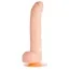 Вибратор One Touch Silicone 8, телесный - Фото №1