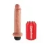 Фалоімітатор з еякуляцією King Cock 7 Squirting Cock, тілесний - Фото №5