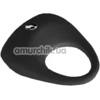 Виброкольцо Lit-Up Silicone Stimu-Ring 7, черное - Фото №1