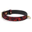 Нашийник Liebe Seele Victorian Garden Lace and Vegan Leather Collar, червоно-чорний - Фото №2