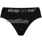 Трусики для страпона Strap-On-Me Heroin Harness, чорні - Фото №1