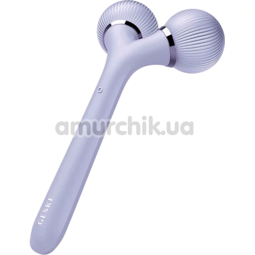 Ультразвуковий масажер Geske Sonic Facial & Body Roller 4 in 1, бузковий