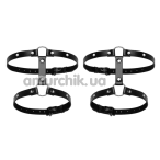 Гартеры Bedroom Fantasies Thigh Harness, черные - Фото №1