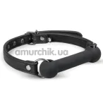 Кляп Easy Toys Bit Gag Bit Shaped Silicone Gag, чорний - Фото №1