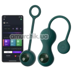 Набор вагинальных шариков Magic Motion Fun Town Crystal Duo, зеленый - Фото №1