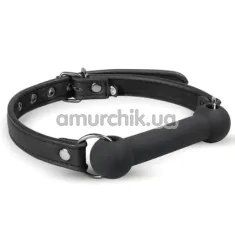 Кляп Easy Toys Bit Gag Bit Shaped Silicone Gag, черный - Фото №1