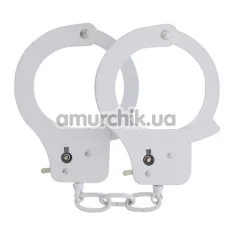 Наручники BondX Metal Handcuffs, белые - Фото №1