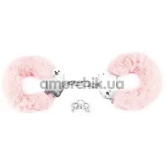 Наручники Fetish Pleasure Fluffy Handcuffs, рожеві - Фото №1
