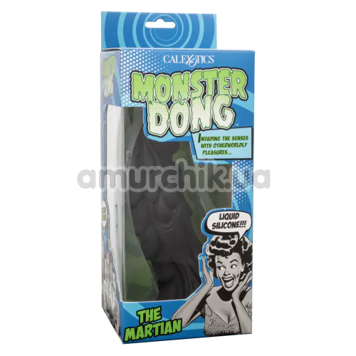 Фаллоимитатор Monster Dong The Martian, черный