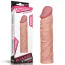Насадка - подовжувач пеніса Lovetoy Pleasure X-Tender Series LV1052, тілесна - Фото №6