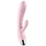 Вибратор с подогревом FoxShow Silicone 10 Function Heating Vibrator, розовый - Фото №1