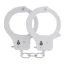 Наручники BondX Metal Handcuffs, белые - Фото №1