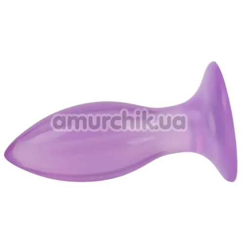 Анальна пробка Hi-Rubber 4.8 Inch Butt Plug, фіолетова