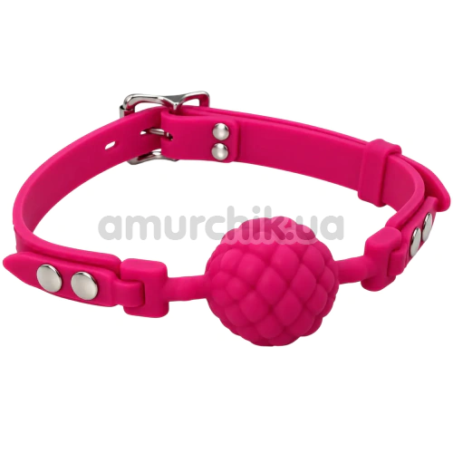 Кляп DS Fetish Silicone Padded Ball Gag S, рожевий