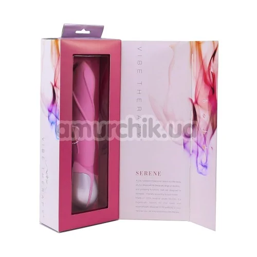 Вибратор Vibe Therapy Serene, розовый