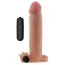 Насадка - удлинитель пениса с вибрацией Lovetoy Pleasure X-Tender Series LV1058, телесная - Фото №1