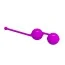 Вагинальные шарики Pretty Love Kegel Tighten Up III, фиолетовые - Фото №4
