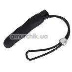 Ерекційне кільце з анальним вібратором Cock Ring Wiht Vibe, чорне - Фото №1