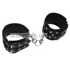 Поножи sLash Leather Double Fix Leg Cuffs, черные - Фото №1