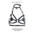 Портупея Lockink Queen Chest Harness With Removable Bra, черная - Фото №4