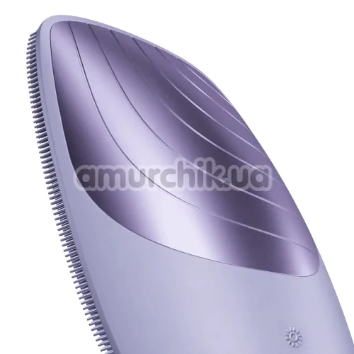Ультразвуковая щетка для лица Geske Sonic Thermo Facial Brush 6 in 1, сиреневая
