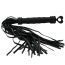 Флоггер DS Fetish Flogger Silicone Heart, черный - Фото №4