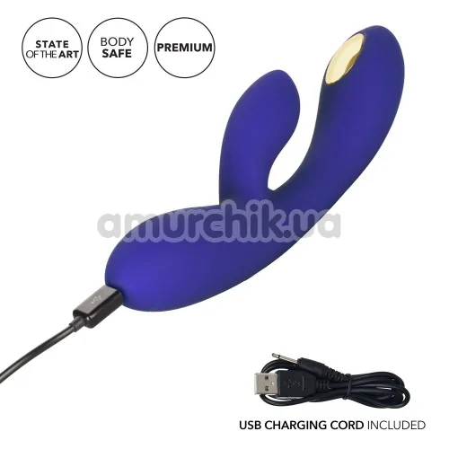 Вібратор з електростимуляцією Impulse Intimate E - Stimulator Dual Wand, фіолетовий