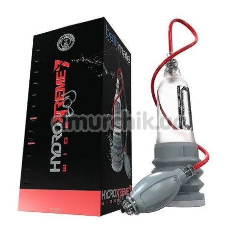 Гідронасос для збільшення пеніса Bathmate HydroXtreme Wide Boy 7, прозорий