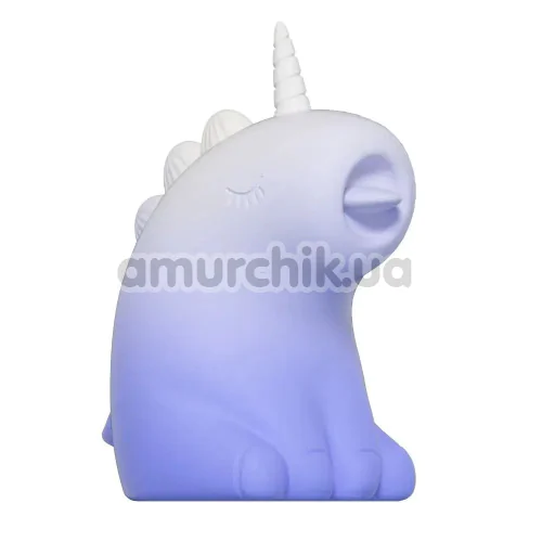 Симулятор орального секса для женщин с вибрацией Univibe Sexy Unicorn, бело-фиолетовый