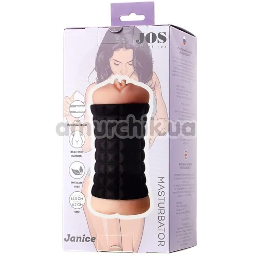 Мастурбатор Jos Janice, черный