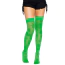 Чулки Leg Avenue 420 Net Thigh Highs, зеленые - Фото №3
