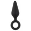 Анальна пробка Soft Touch Silicone Anal Plug S, чорна - Фото №1