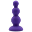 Анальна пробка Alume Triple Bead Anal Plug S, фіолетова - Фото №1