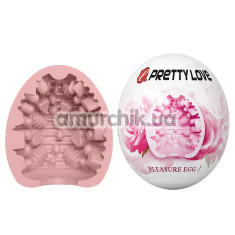Мастурбатор Pretty Love Pleasure Egg I, рожевий - Фото №1