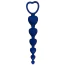 Анальний ланцюжок Loveshop Silicone Heart Anal Beads, синій - Фото №1