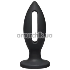 Анальна пробка Kink Lube Luge Premium Silicone Plug 5, чорна - Фото №1