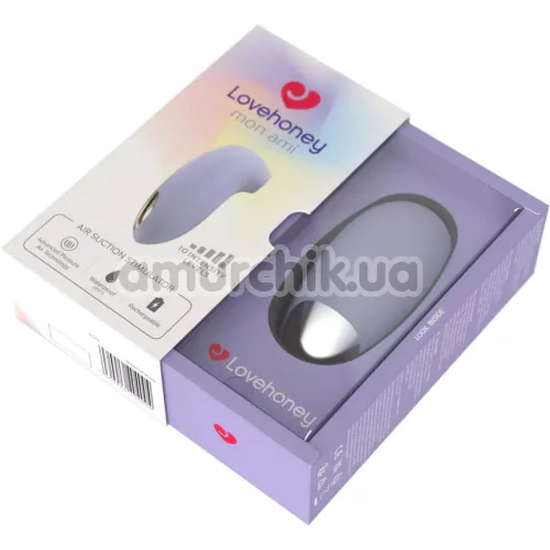 Симулятор орального секса для женщин Lovehoney Mon Ami Air Suction Stimulator, фиолетовый