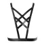 Портупея Bijoux Indiscrets Maze Cross Cleavage Harness, чёрная - Фото №1