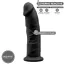 Фаллоимитатор Silexd Premium Silicone Dildo Model 2 Size 9, черный - Фото №2