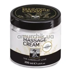 Крем для массажа Shiatsu Balm Of Magic Massage Cream Coconut - кокос, 200 мл - Фото №1