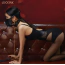 Маска для минета Lockink Blowjob Head Muzzle With Leash, черная - Фото №13